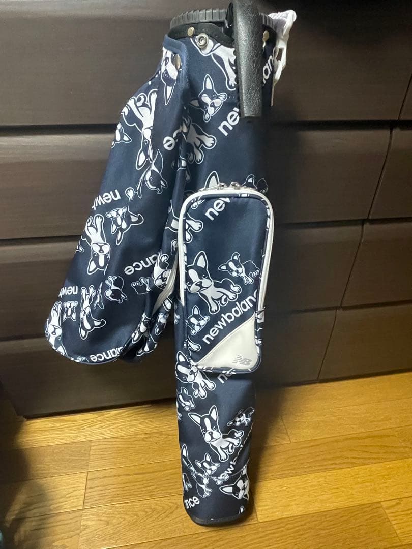 ニューバランスゴルフ セルフスタンド クラブケース ネイビー GOLF