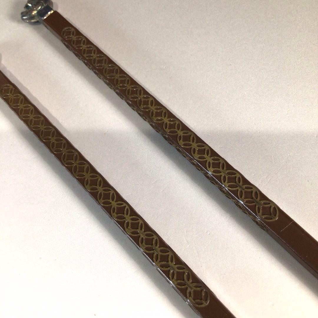 Ｐ７１５　飾火箸　『金工師　木村清五郎造』『鳥頭』『七宝象嵌』　共箱　茶道具