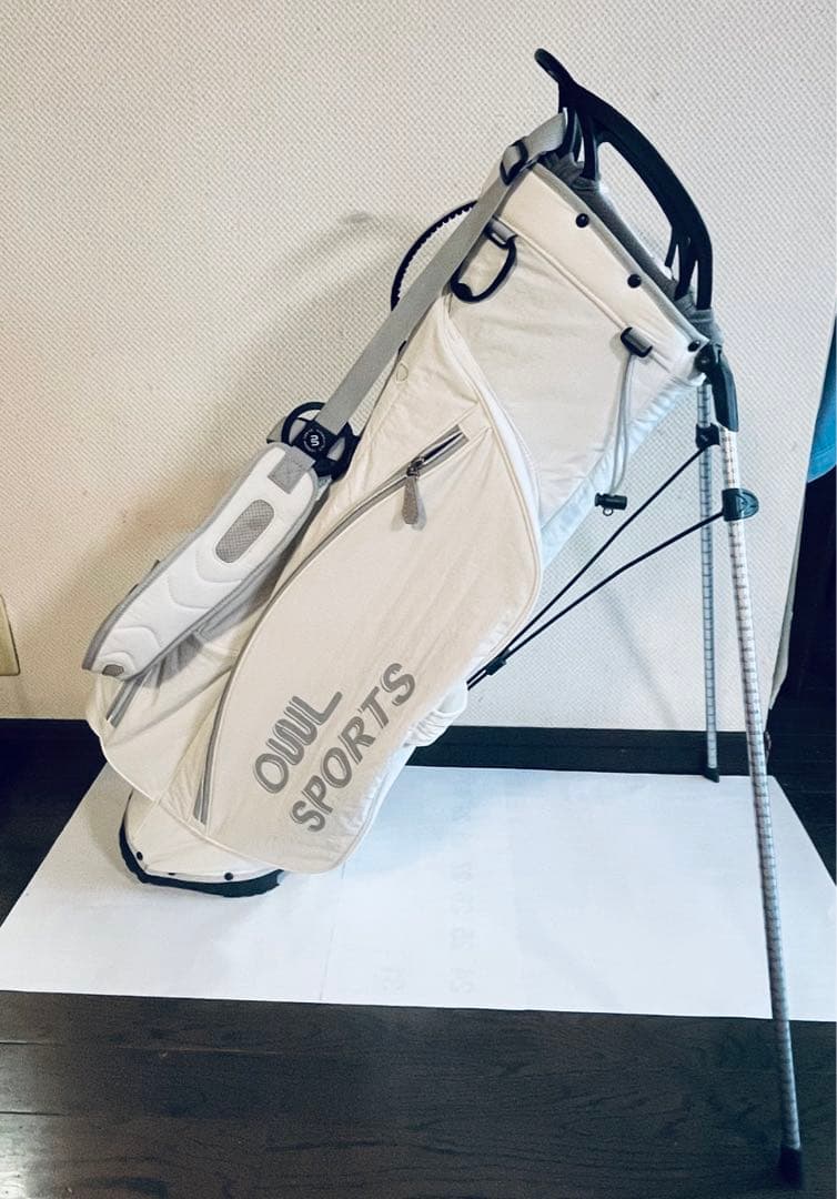 【希少超美品•オシャレ人気】オウルスポーツ　スタンドキャディバッグ