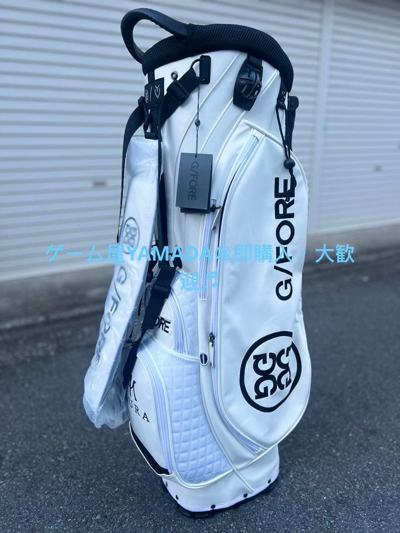 【即発送】G/FORE ジーフォア ゴルフ キャディバッグ スタンド型 ホワイト