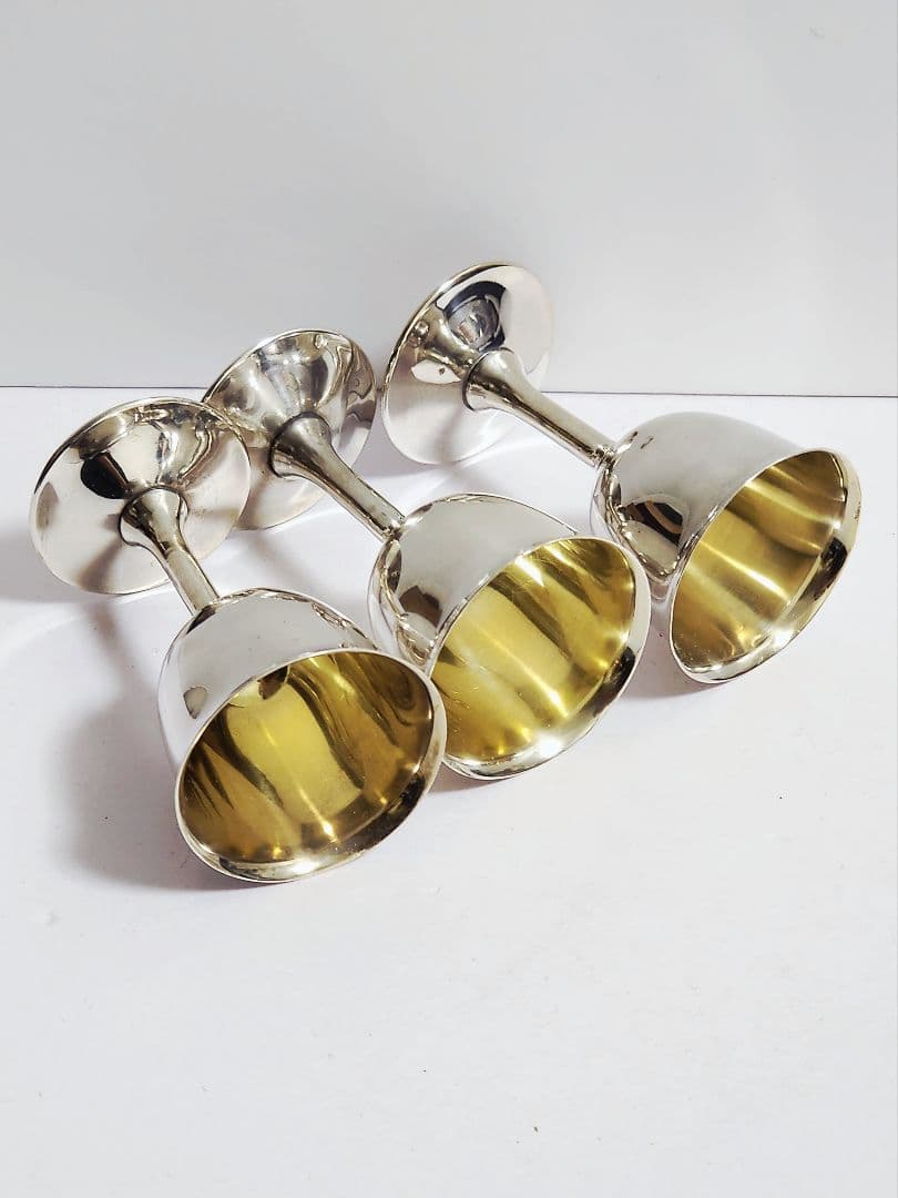 銀杯　純銀 68.78g 盃　3 杯セット　酒器　アンティーク