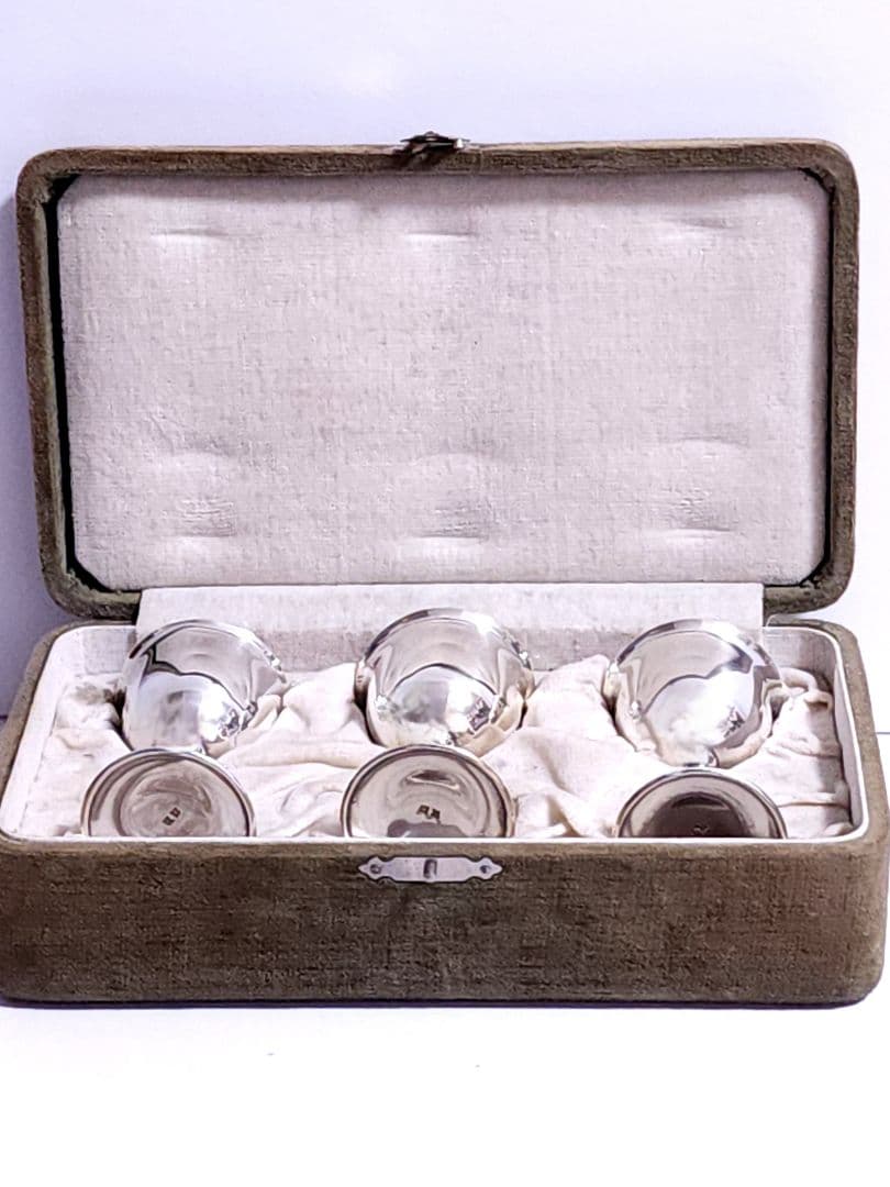 銀杯　純銀 68.78g 盃　3 杯セット　酒器　アンティーク