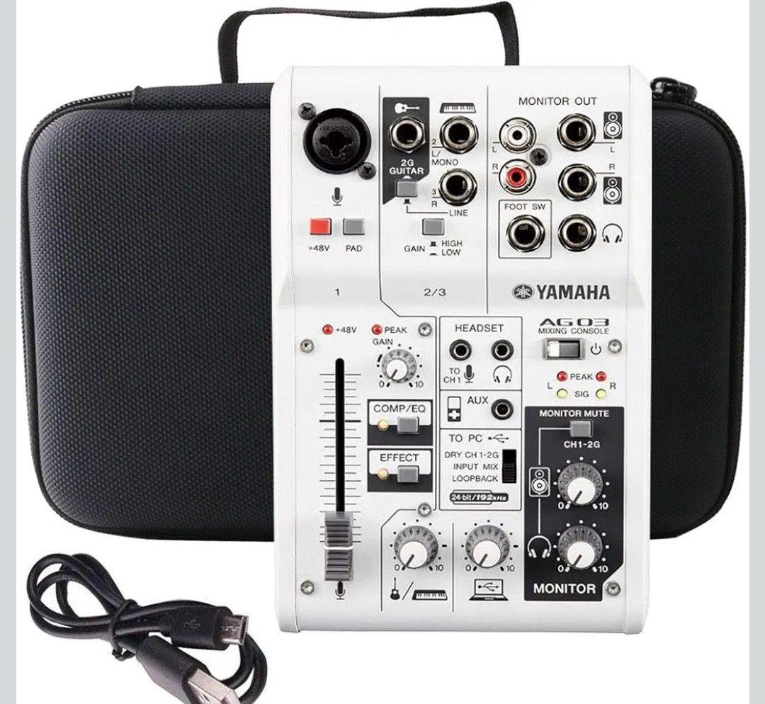 ヤマハ AG03MK2 BLACK AT2020 iPhone 配信DTMセット