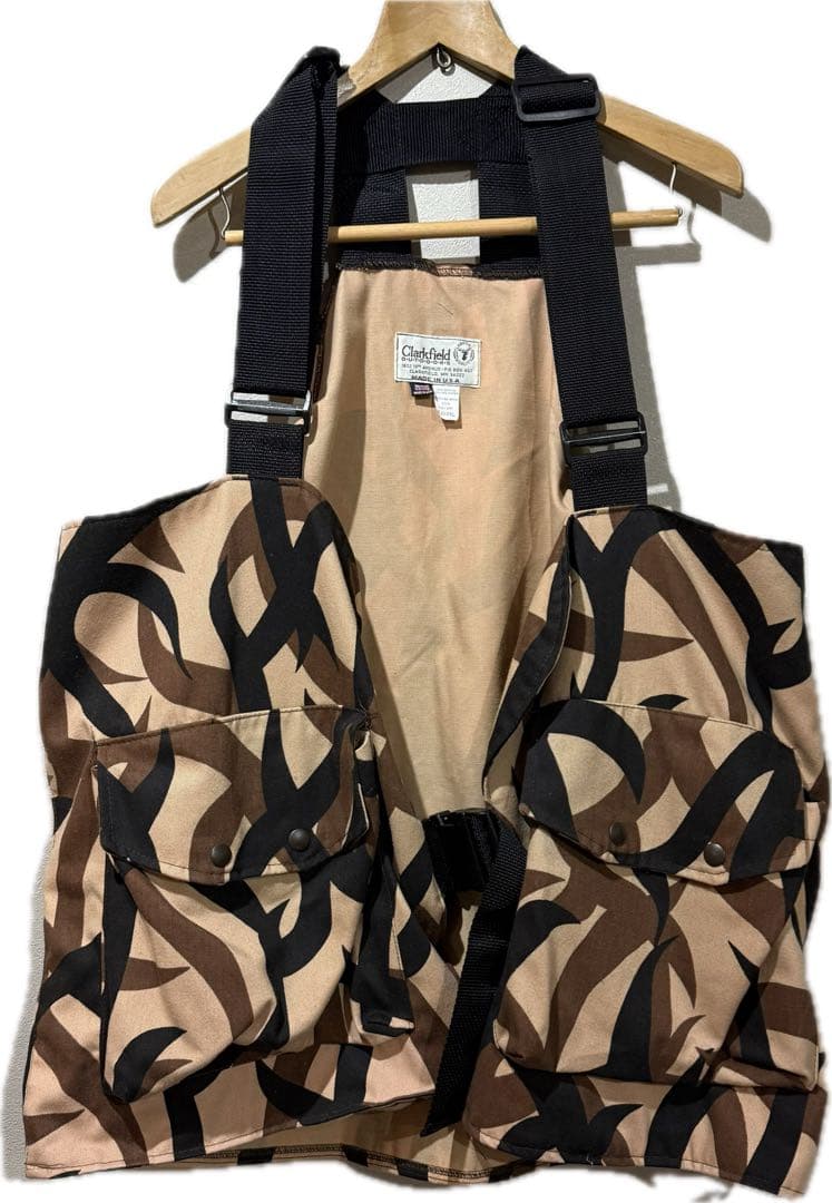 Clarkfield トライバルカモ ハンティングベスト ビンテージ
