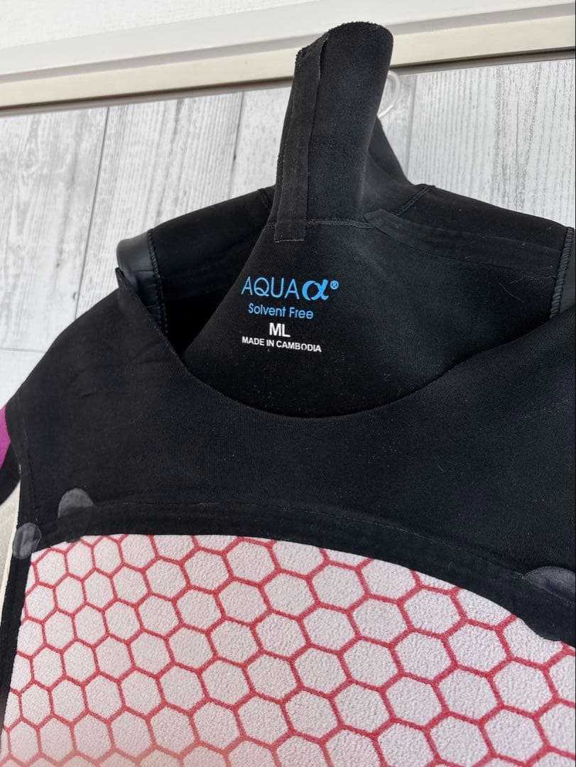 FELLOW セミドライ チェストジップ 5×3mm MLラバー メンズ 起毛