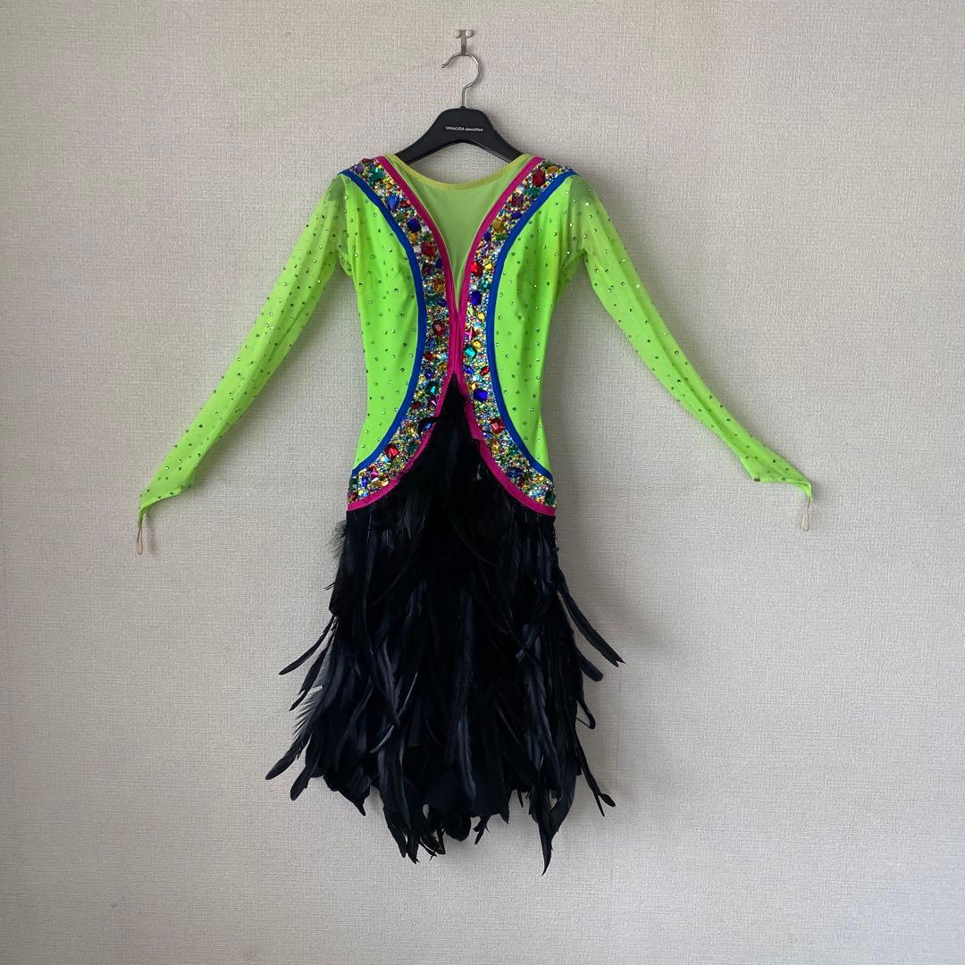 『最終値下げ』社交ダンス　ヤナギダダンスウェアーオーダーラテンドレス