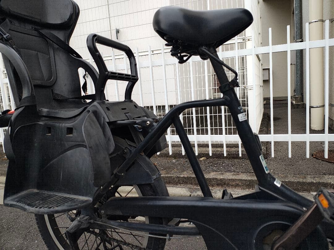 電動自転車　パナソニック　Panasonic 黒　ブラック　子供乗　26インチ