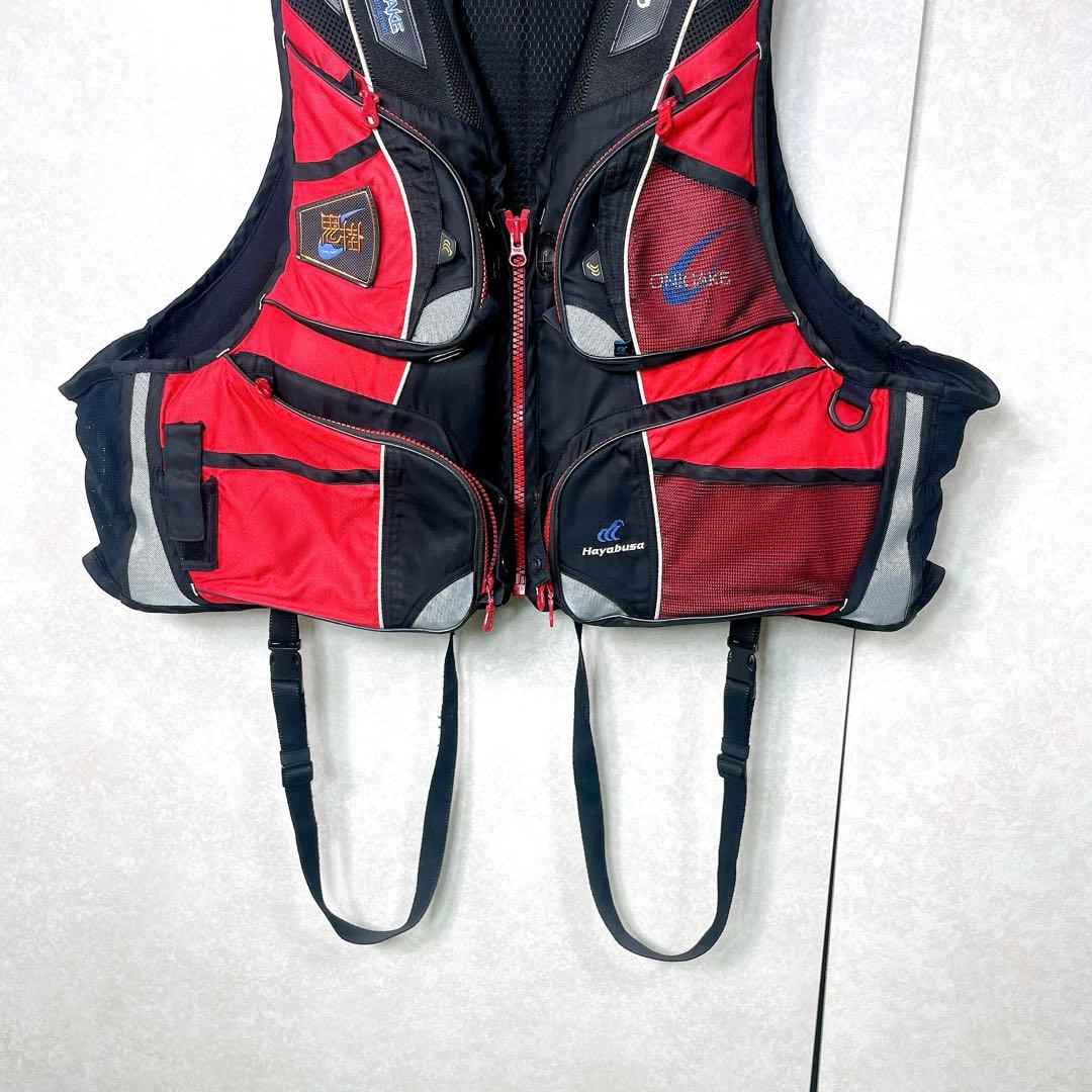 希少！ハヤブサ　ライフジャケット　鬼掛　トーナメント　ふかせ釣り