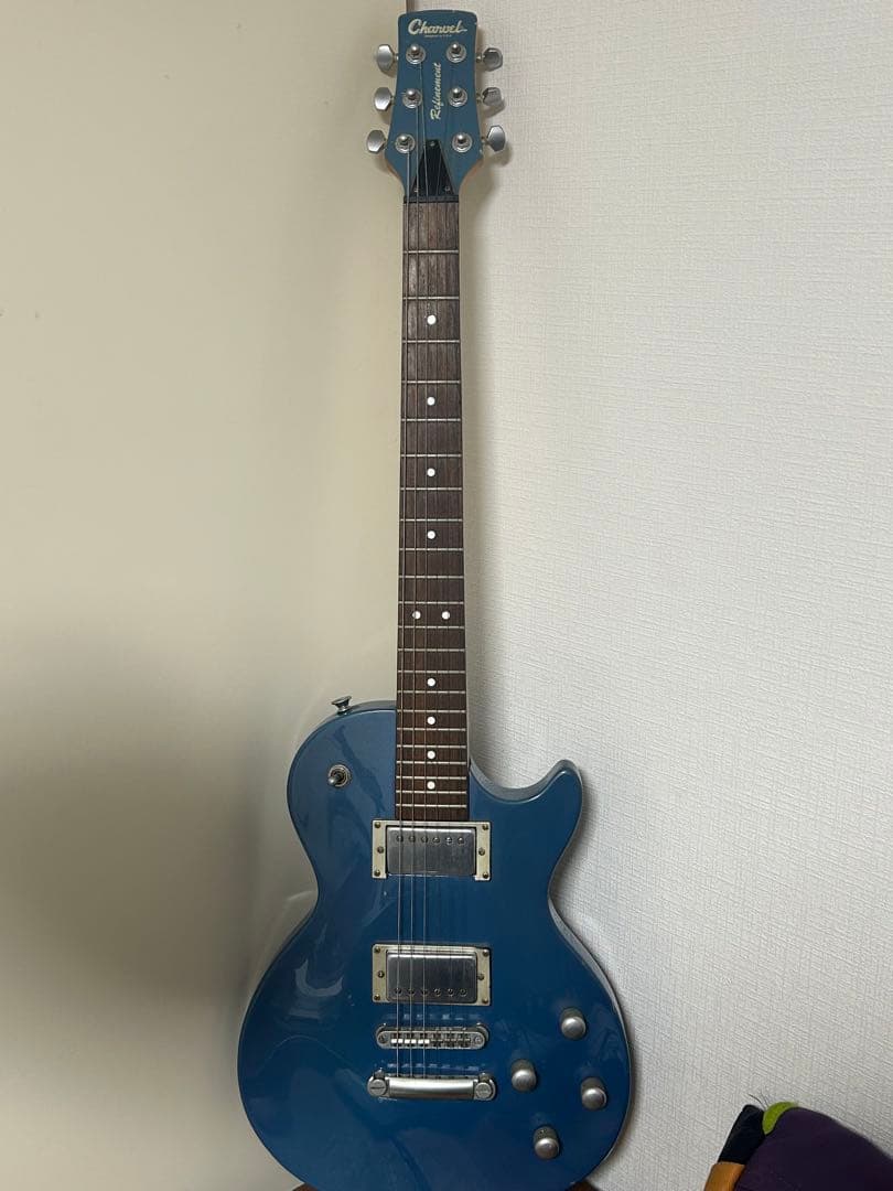 Charvel エレキギター レスポールタイプ 青 ジャンク
