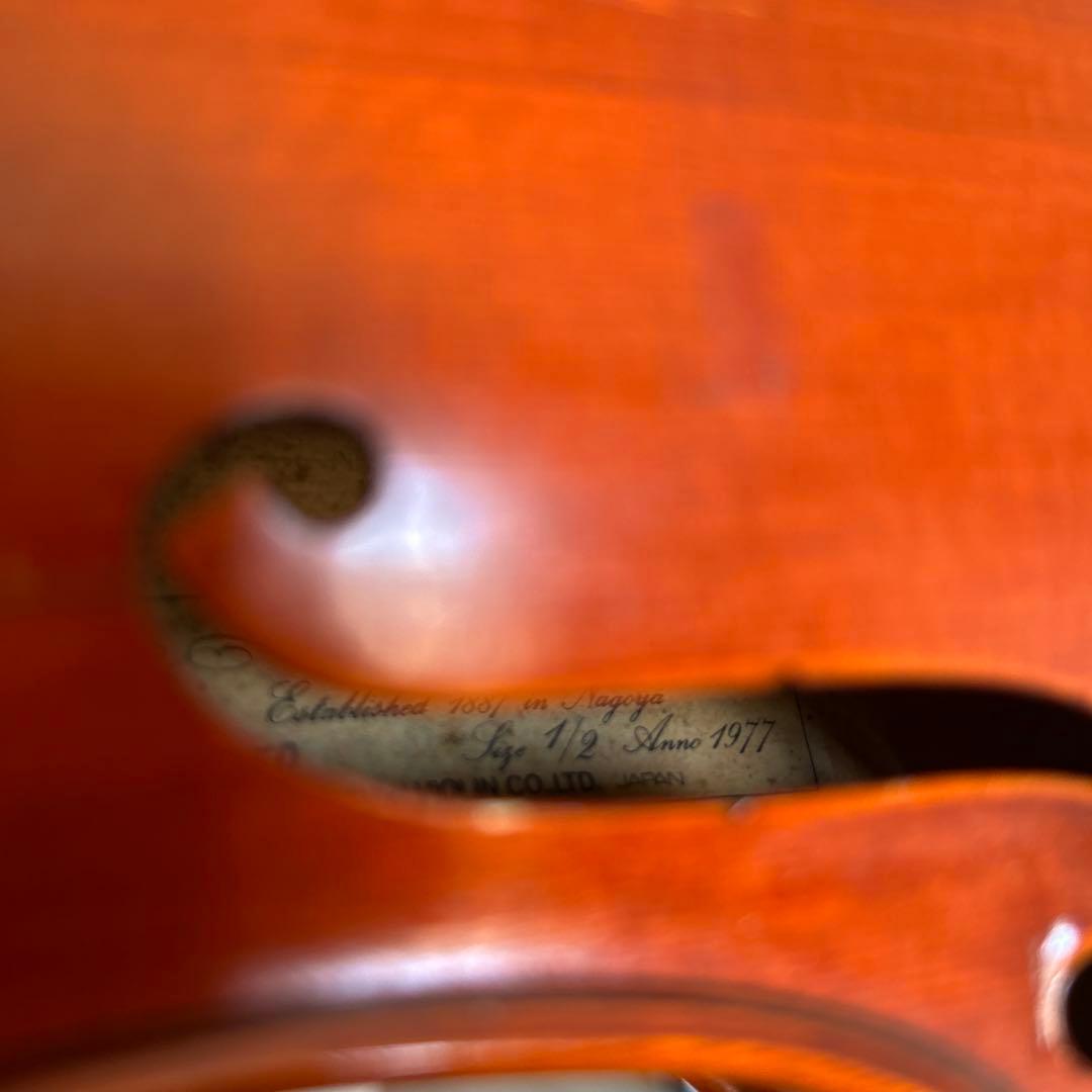 スズキバイオリン　No550 1/2 1977年製造