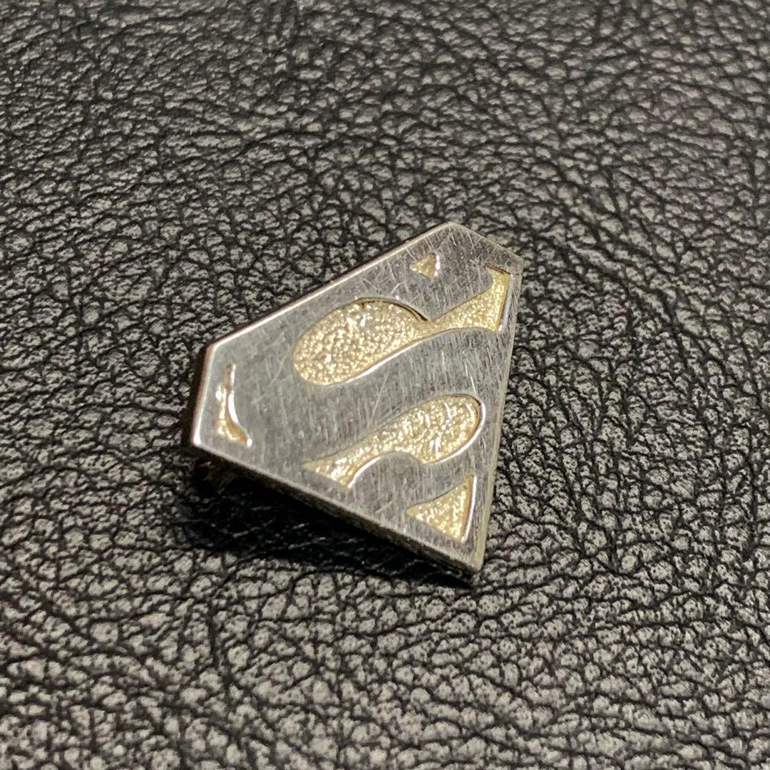 スーパーマン ロゴ バッジ 925シルバー