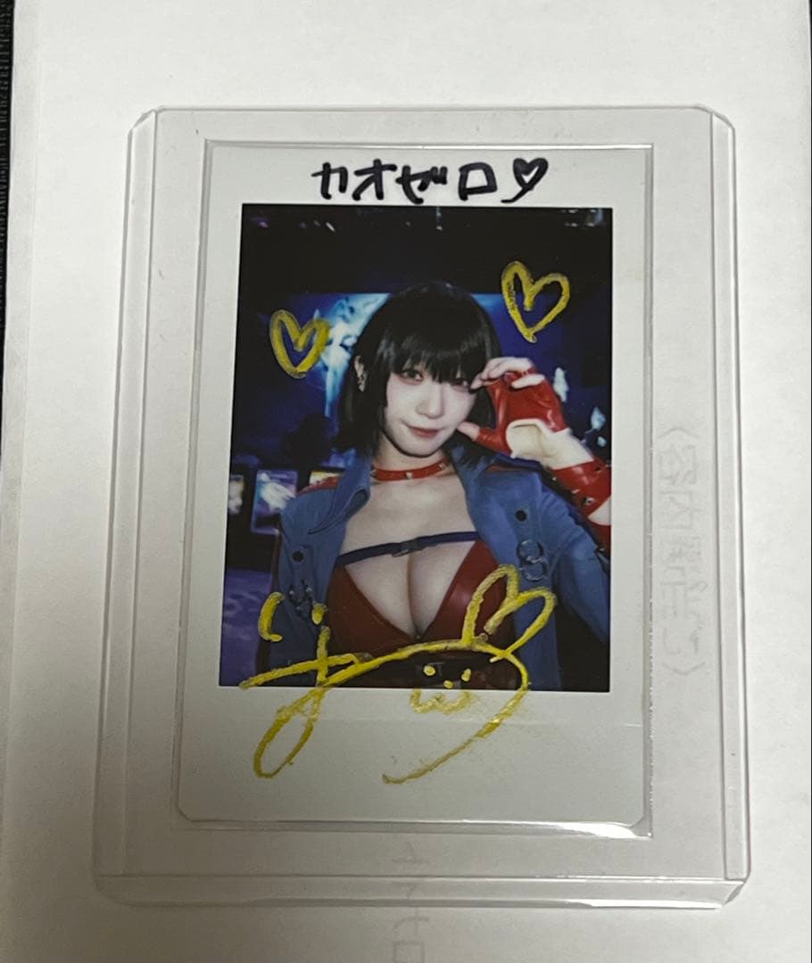 伊織もえ サイン入りチェキ 直筆サイン入りチェキ