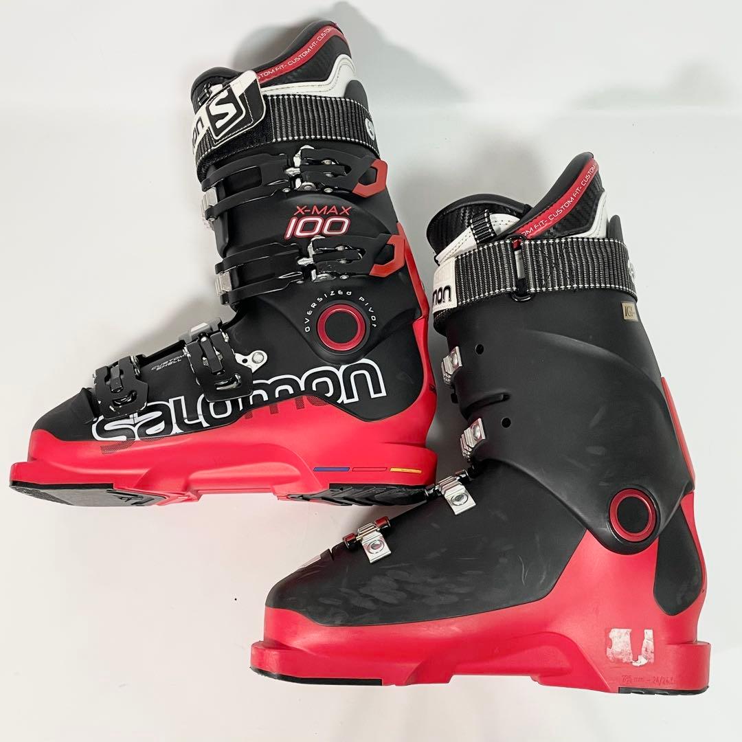 【良品】salomonサロモンXMAX 100 24.5cm スキーブーツ