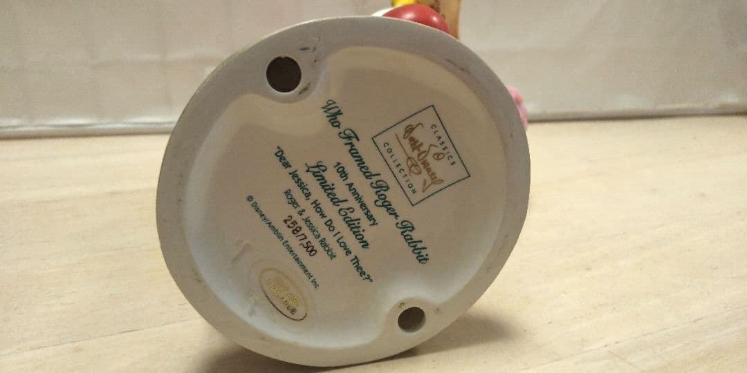 ディズニー WDCC ロジャーラビット ジェシカ 陶器 フィギュア コレクション