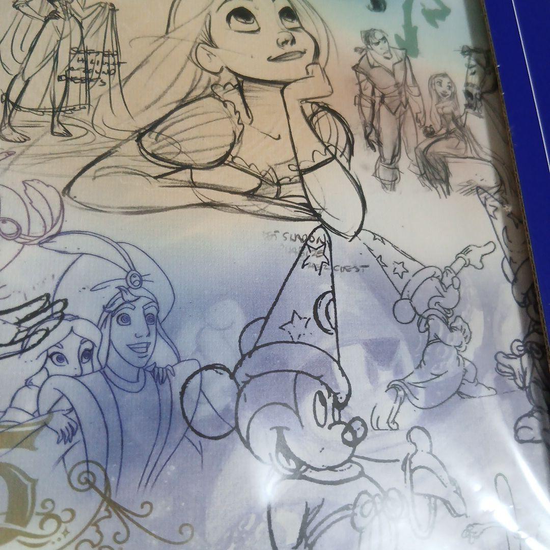 [新品未使用]ディズニーシー15周年ザイヤーオブウィッシュキャラクタアートパネル