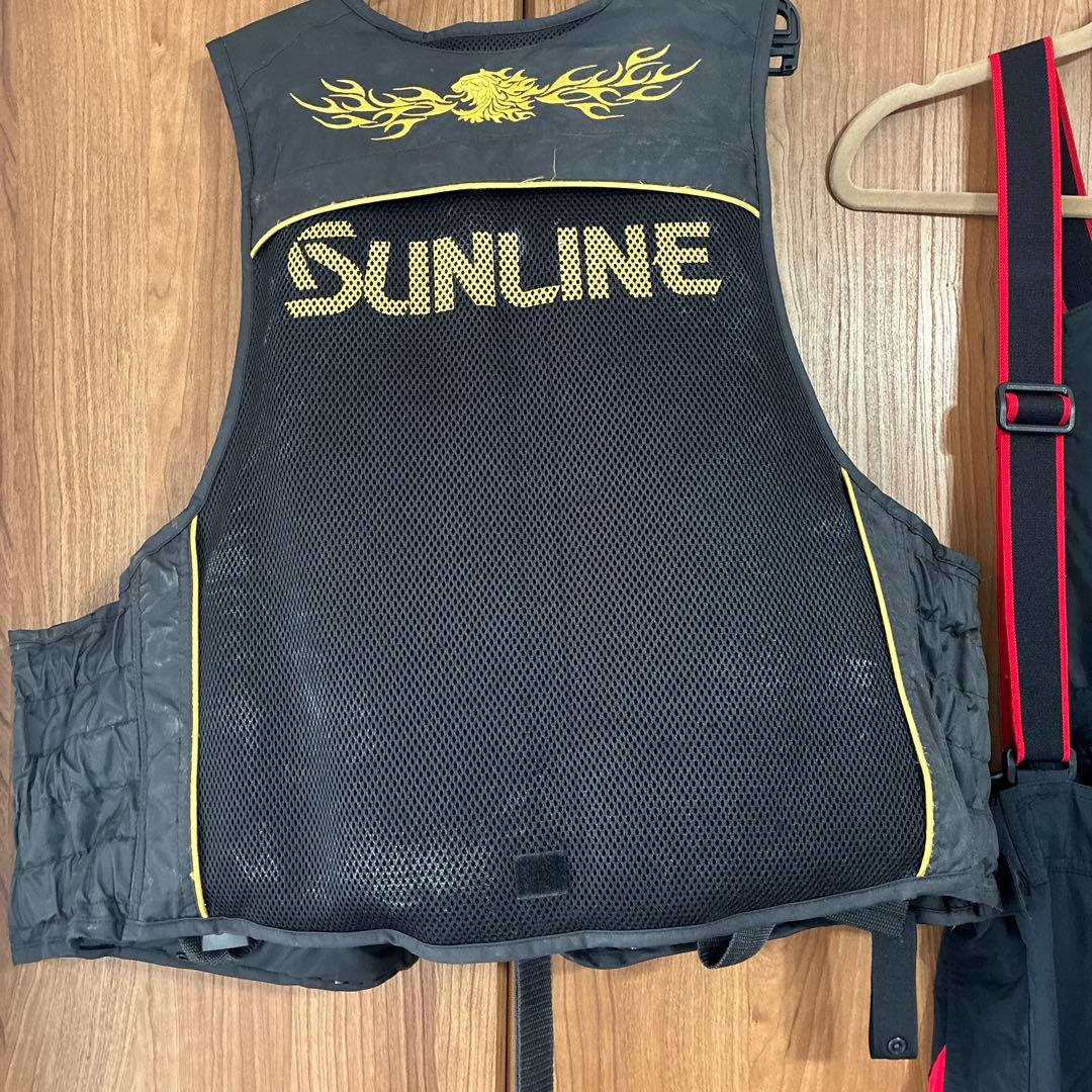 SUNLINE 防寒レイン /ライジャケ　 Lサイズセット