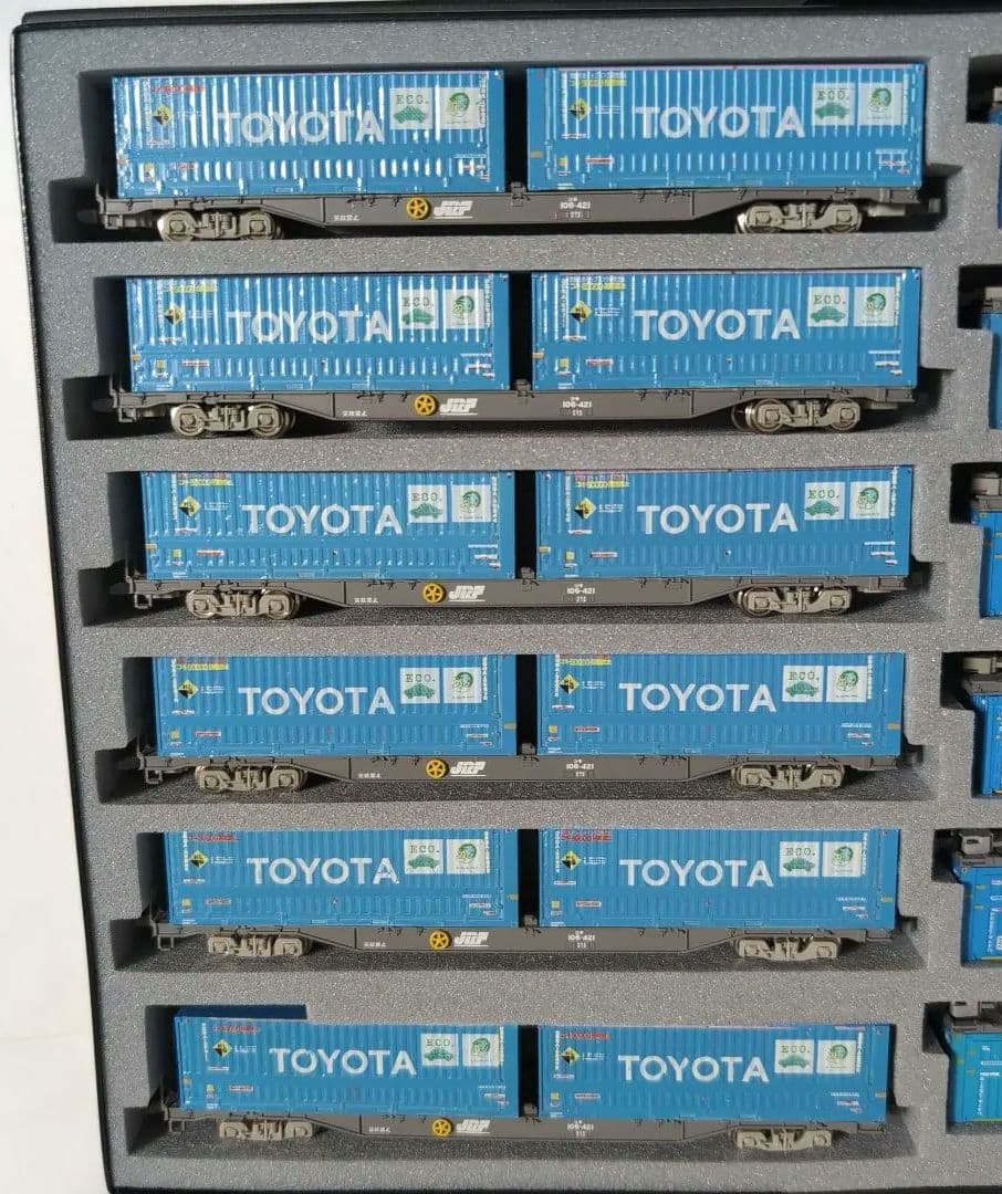 KATO EF66-27　トヨタコンテナ塗替品　コキ20車+4車　中古品