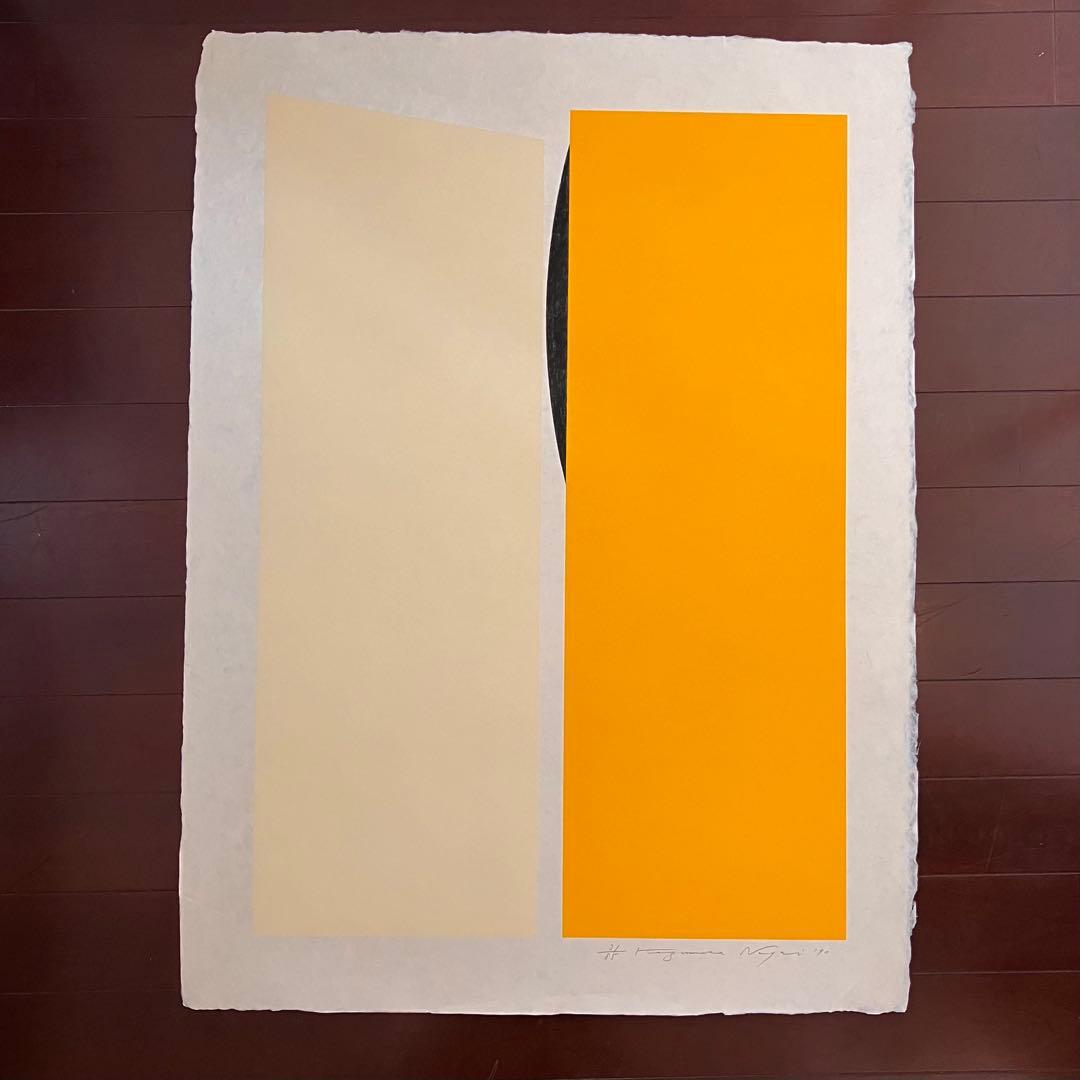 永井一正◆希少1990年 限定大判リトグラフ2枚ミッドセンチュリー モダンアート