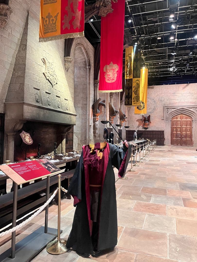 ハリーポッターグリフィンドール ローブ マフラー ベスト リボン 4点セット