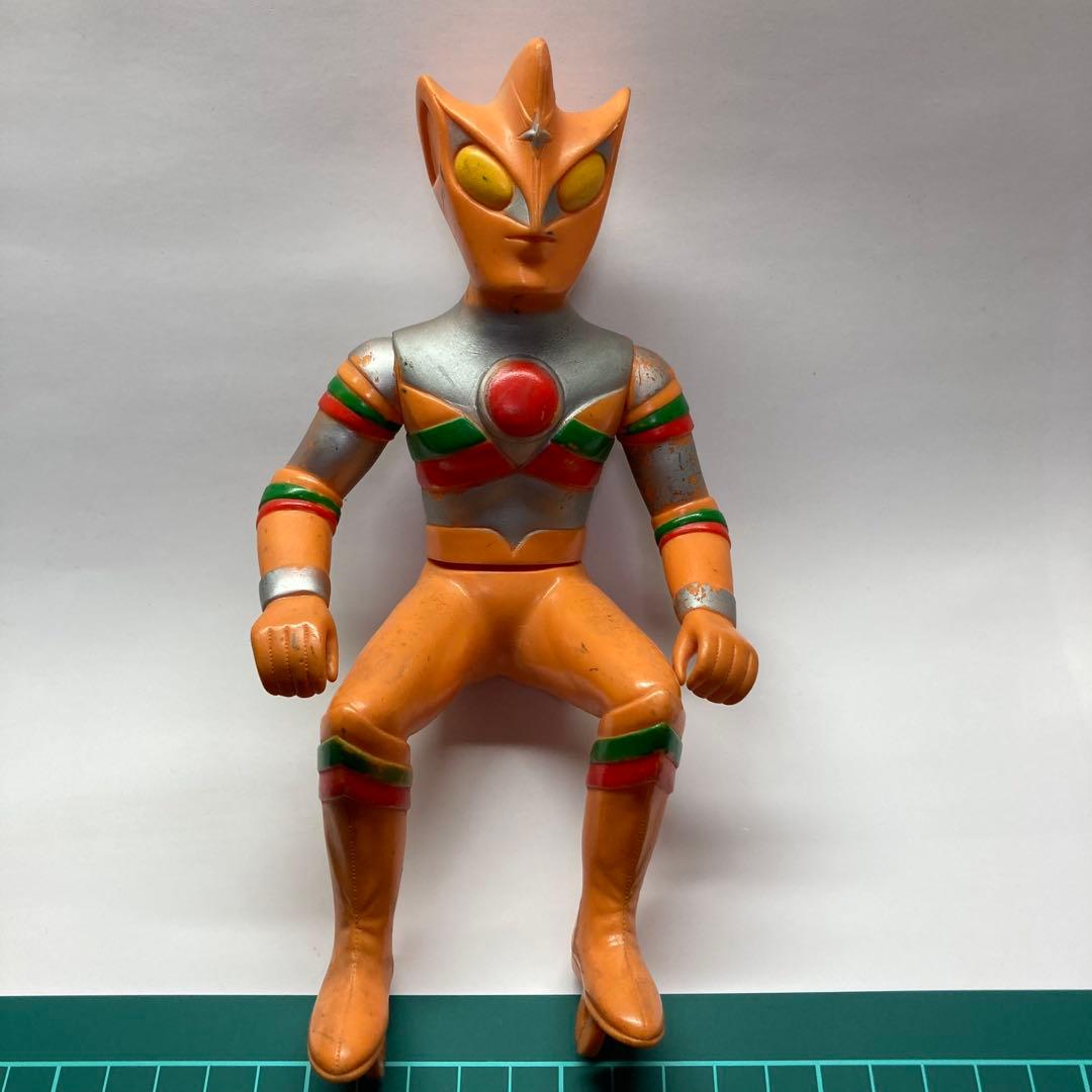 【激レア】ブルマァク　トリプルファイター ソフビ 当時物(バイク欠品)