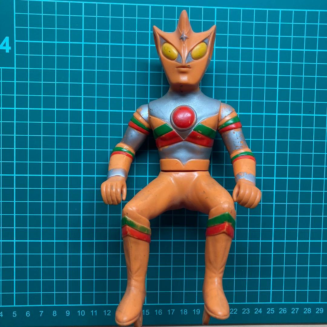 【激レア】ブルマァク　トリプルファイター ソフビ 当時物(バイク欠品)