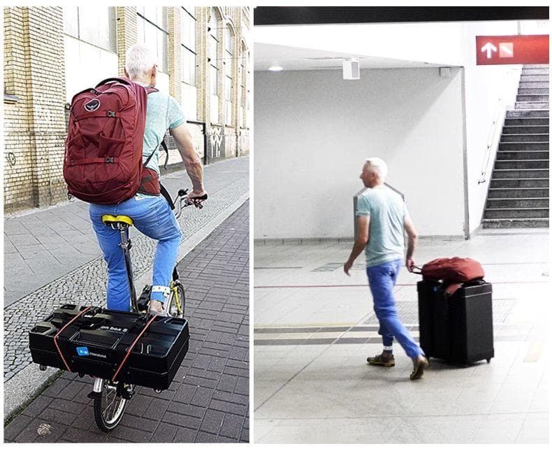 【EZ Bike】折りたたみ自転車用  折りたたみ輪行ボックス by B&W