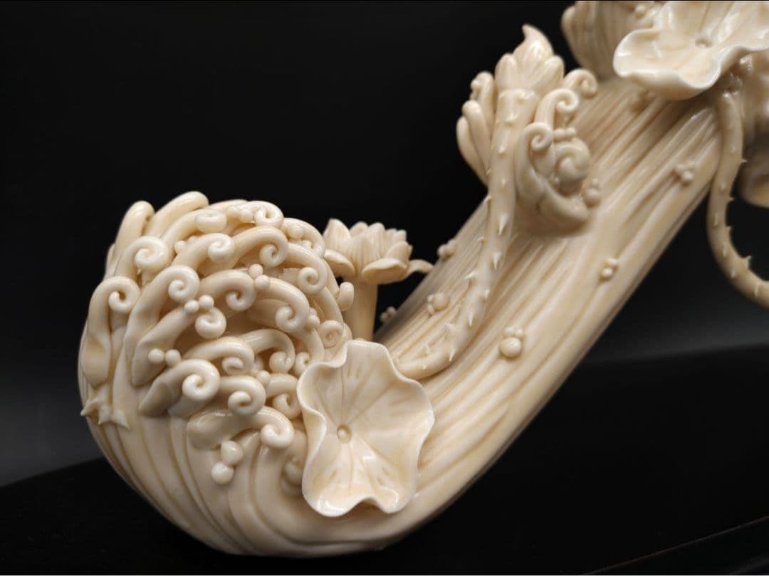 古美術 白磁觀音像 仏像 何朝宗 オブジェ