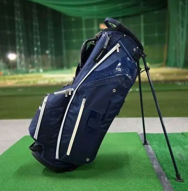 JLINDBERG スタンド式ゴルフバッグ ネイビー