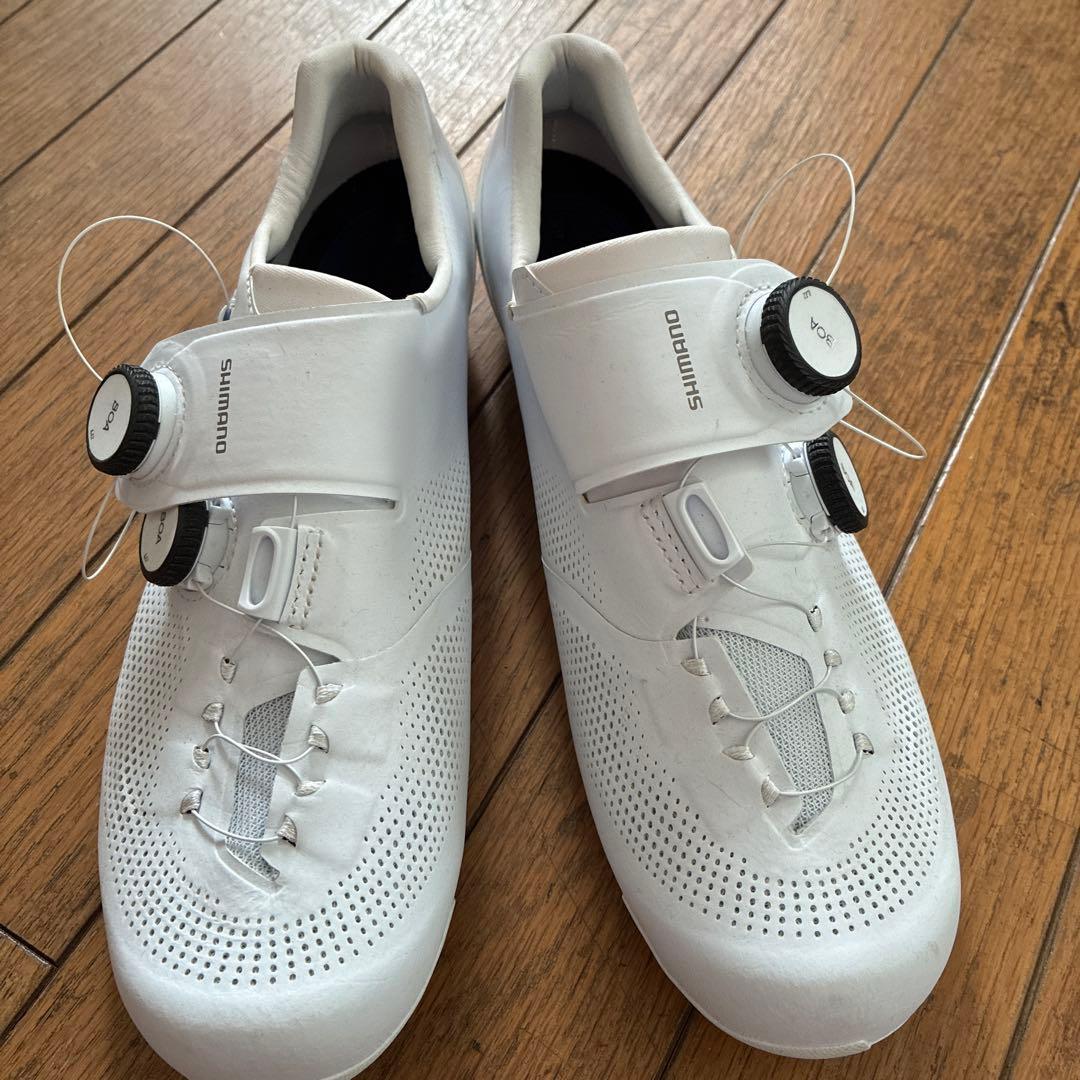 Shimano S-PHYRE ホワイトシューズ