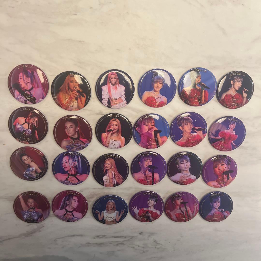 倖田來未　Love＆Songs 2026 缶バッチ　24種