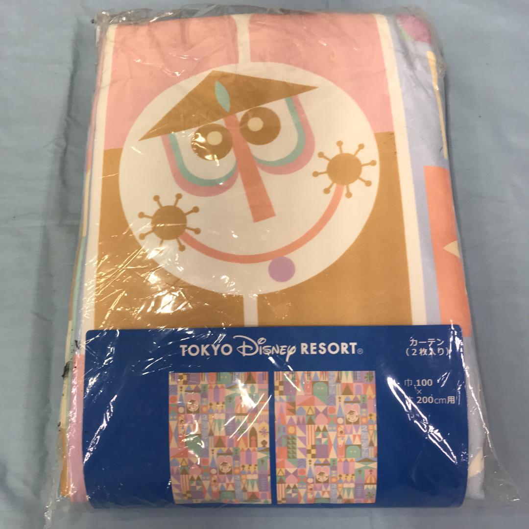 ディズニーリゾート カーテン イッツアスモールワールド 100×200cm