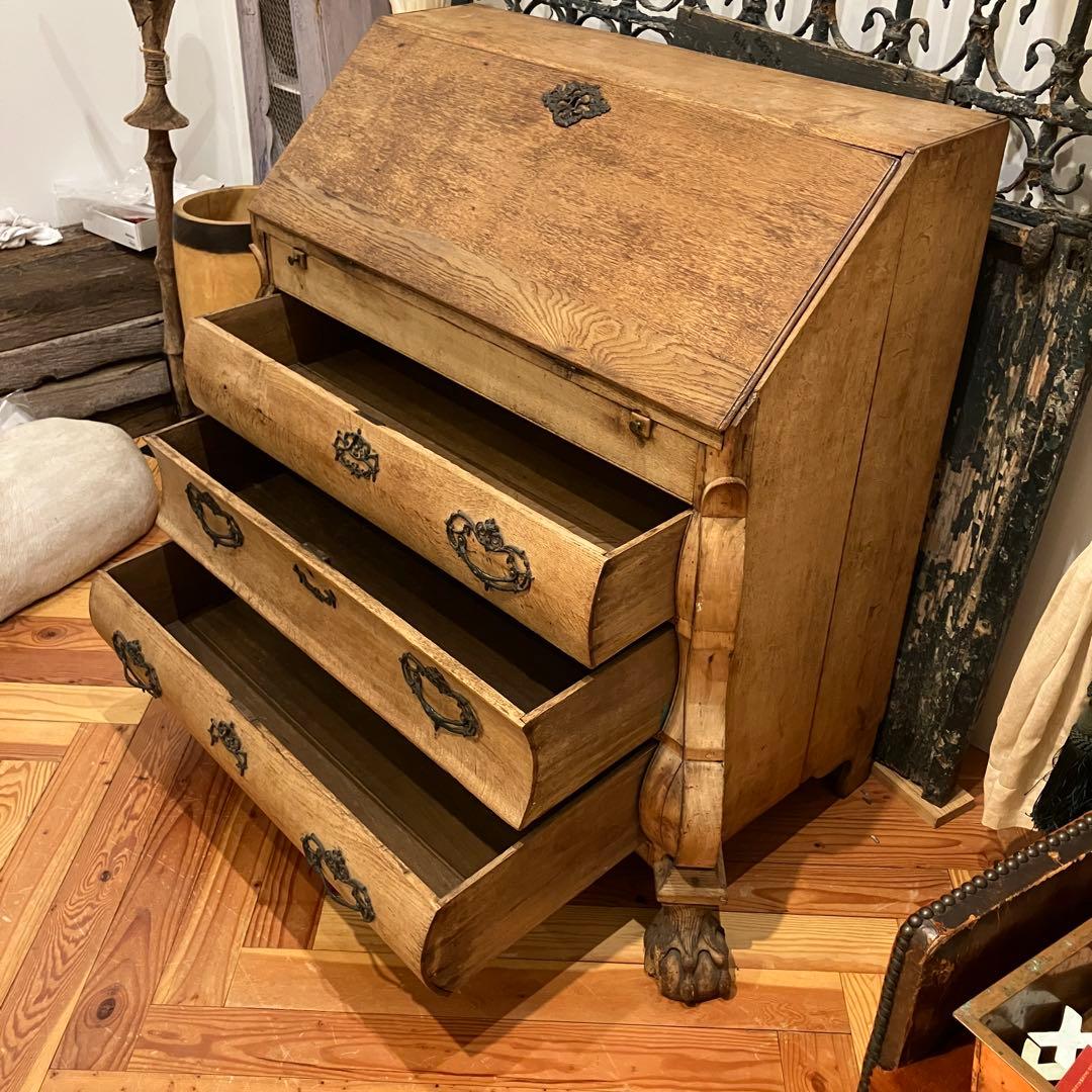 アンティークライティングビューロー(書記台)　チェスト
