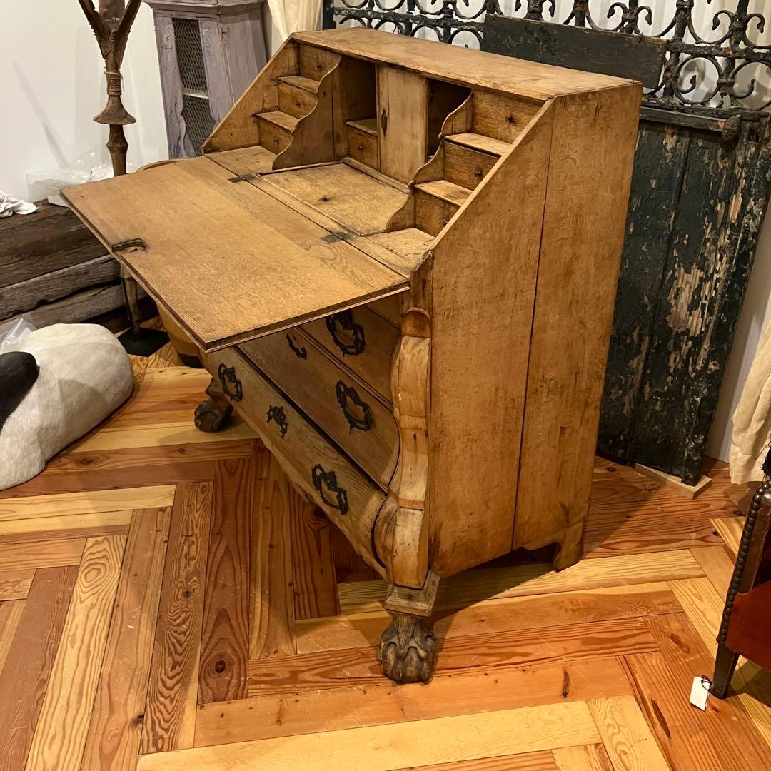 アンティークライティングビューロー(書記台)　チェスト