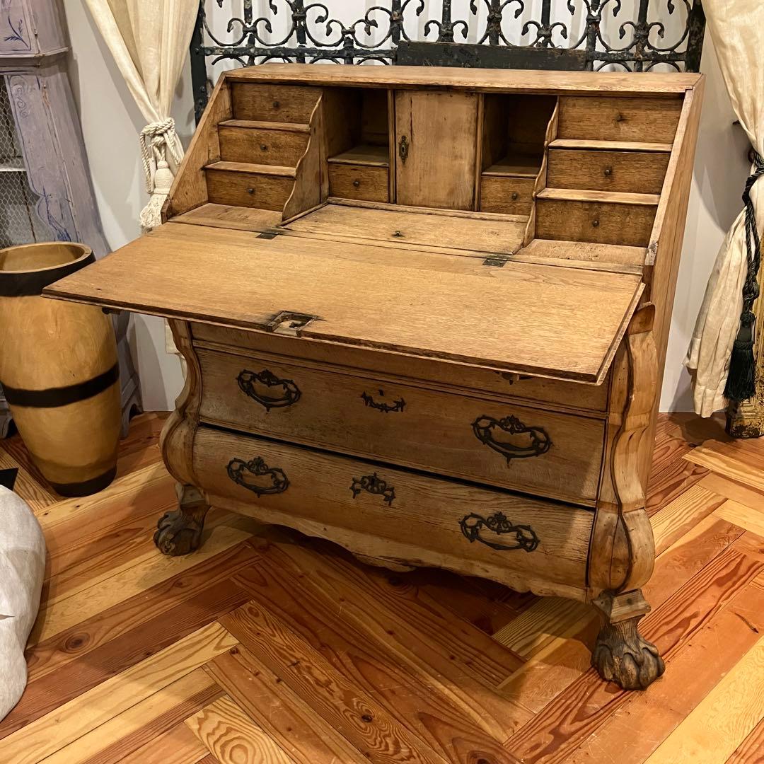 アンティークライティングビューロー(書記台)　チェスト