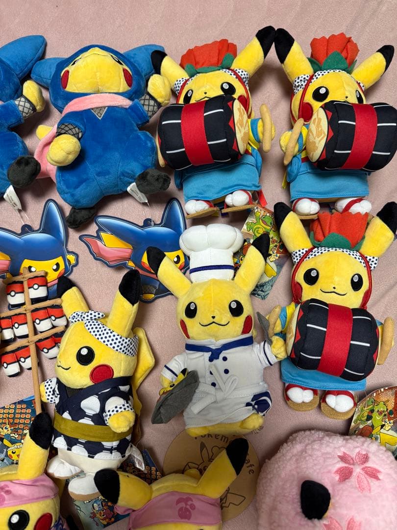 ピカチュウ ぬいぐるみ セット 和風衣装