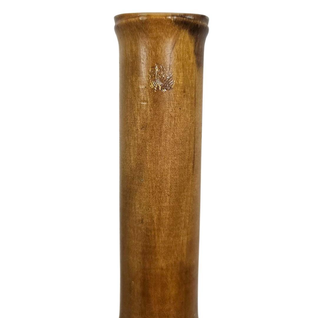 尺八 琴古流 1尺2寸 5孔 蝴蝶宝 銘あり 2印 短管 直管 和楽器 木製