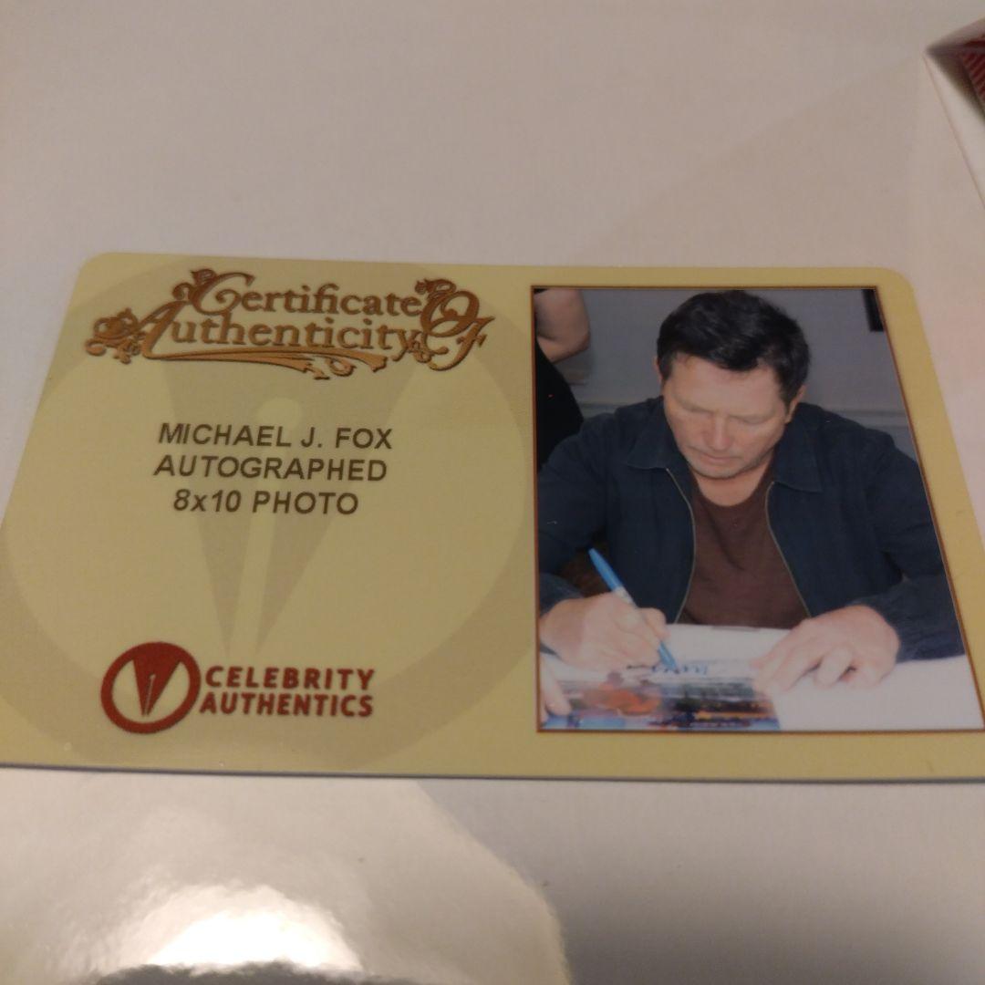 マイケル・J・フォックス　直筆サイン　8×10インチ　オートグラフ
