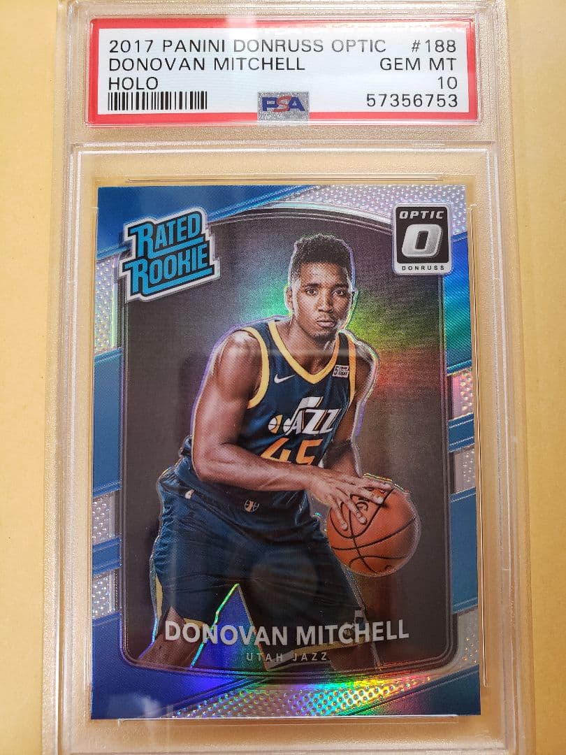 PSA10 ドノバンミッチェル ホロシルバープリズム 2017オプティック