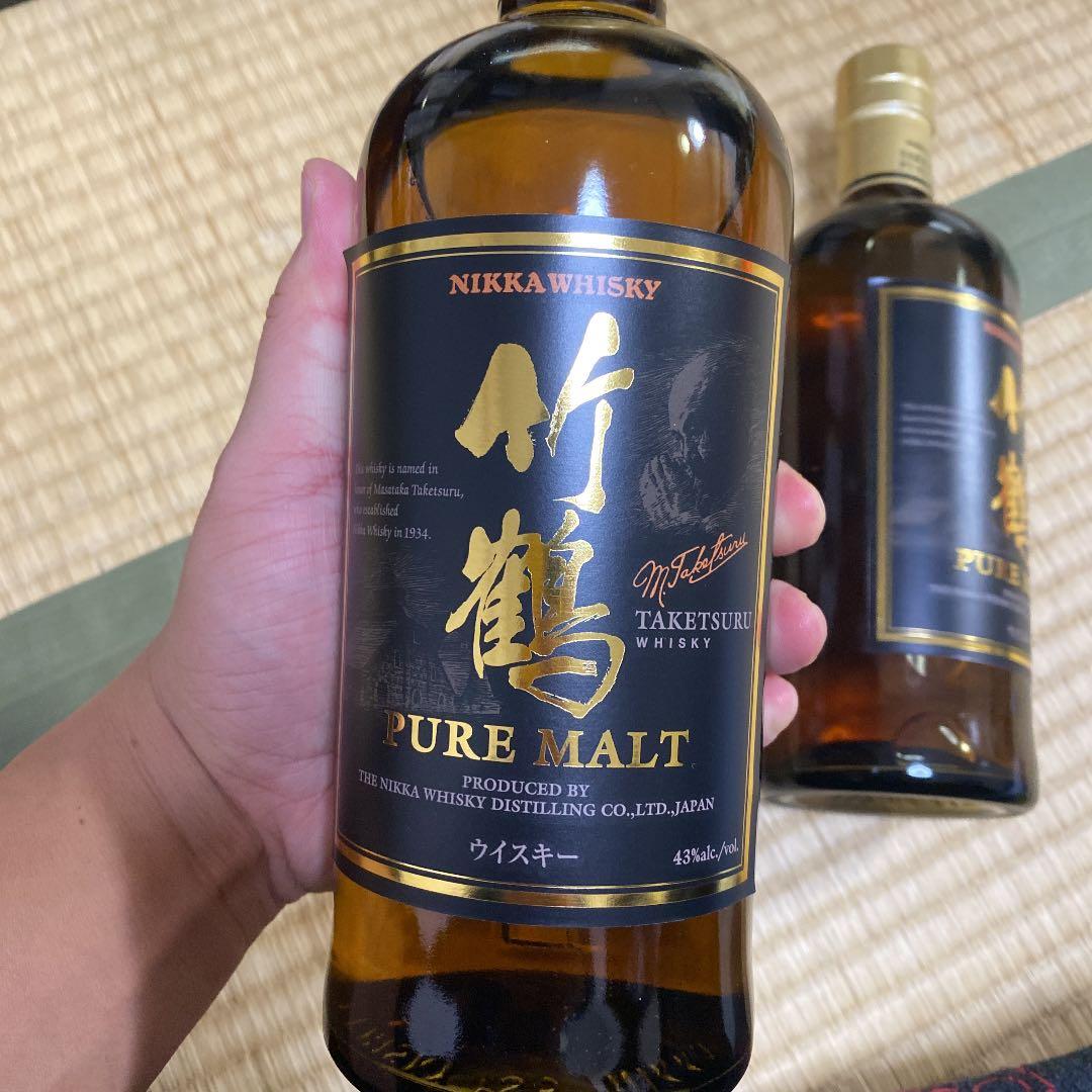 竹鶴ピュアモルト 700ml【２本セット】ジャパニーズウイスキー　　旧ラベル