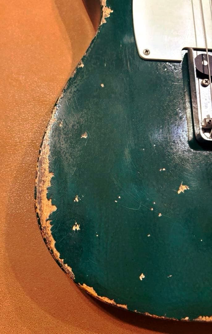 fender JAPAN テレキャスター レリック シャーウッドグリーン