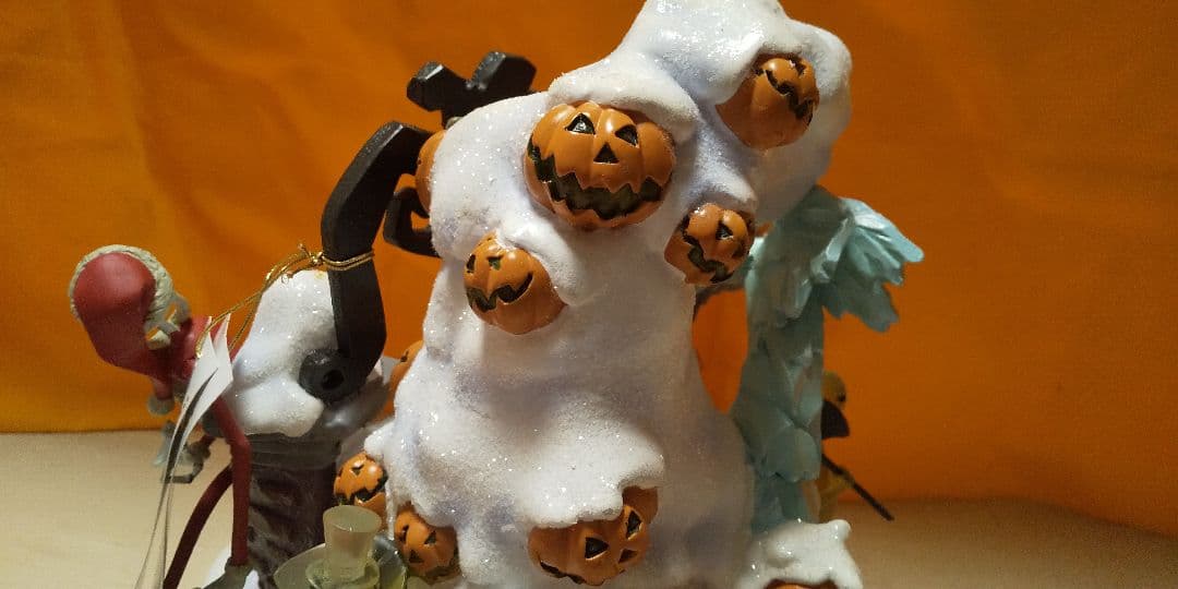 ホーンテッドマンション ナイトメアビフォアクリスマス ライトアップフィギュア