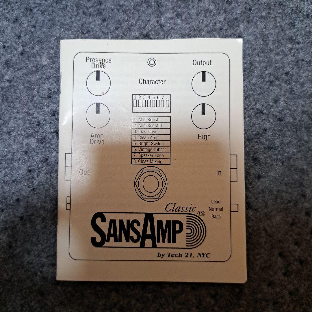 N*n様 Tech 21 SansAmp Classic ギターエフェクター