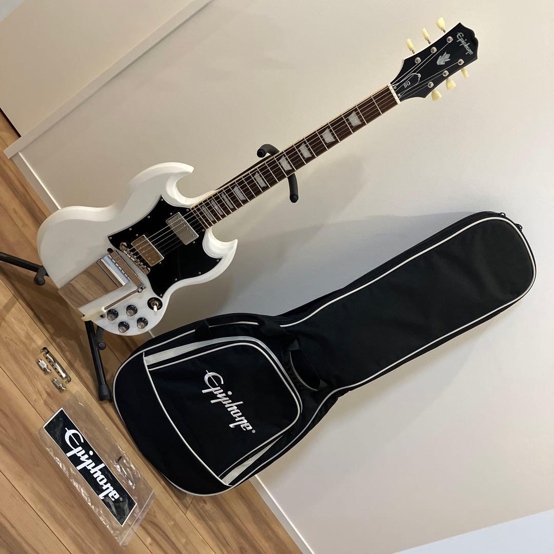 Epiphone Inspired by Gibson SG マエストロ　後付