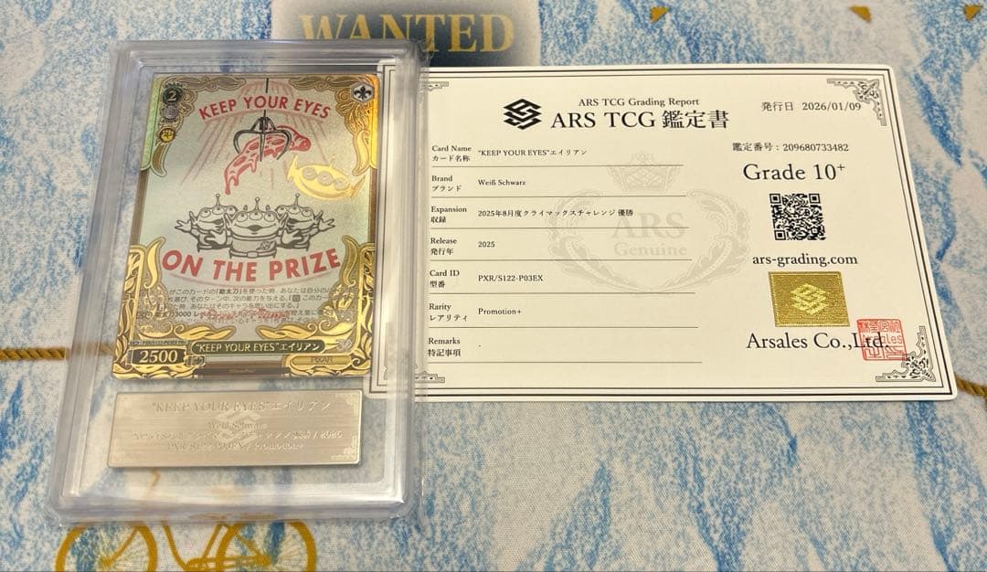 ヴァイス “KEEP YOUR EYES”エイリアン　PR+ ars10+ 鑑定