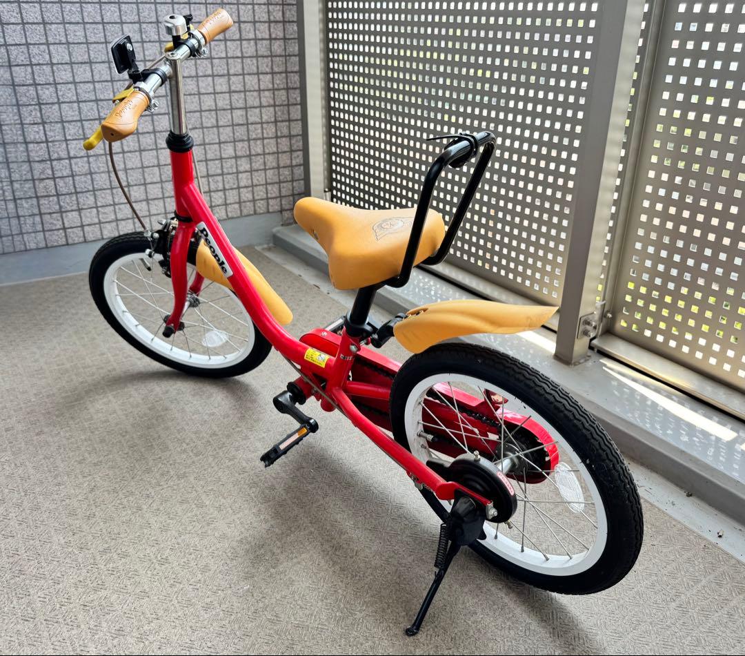 【引き取り限定 東京】peopleピープル レッド キッズ自転車 16インチ