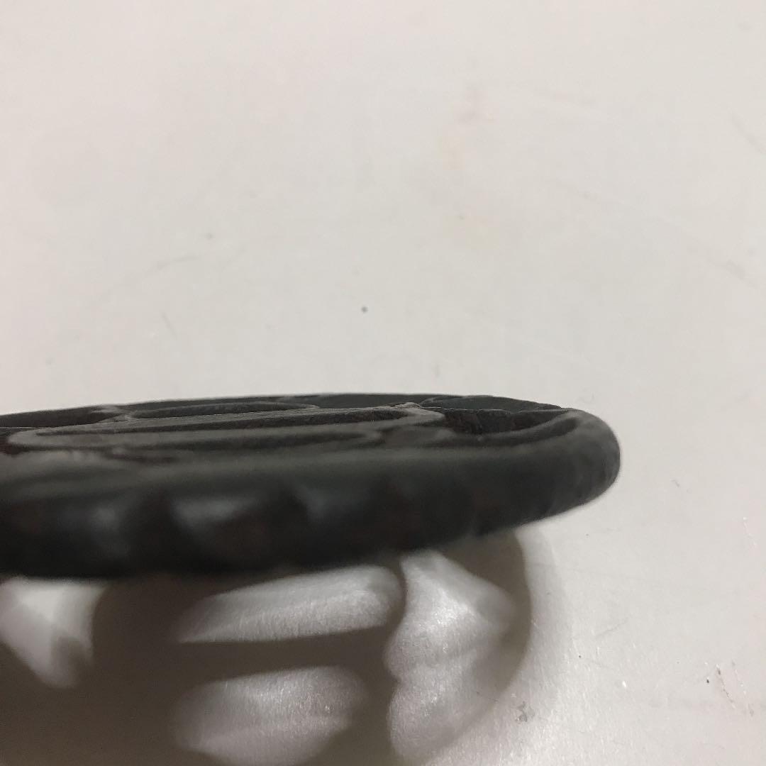 鉄鍔　本物　葉図　時代物