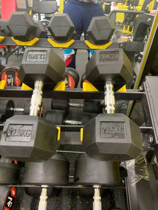 ヘックス  ラバーダンベル　12.5kg から25kg 1万円値下げ