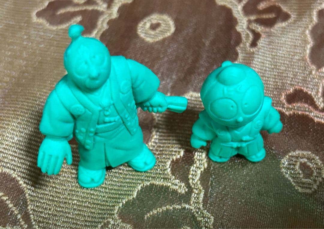 キン肉マン消しゴム(キン消し)ミート君、キン肉マン2体セット当時物レトロ品希少