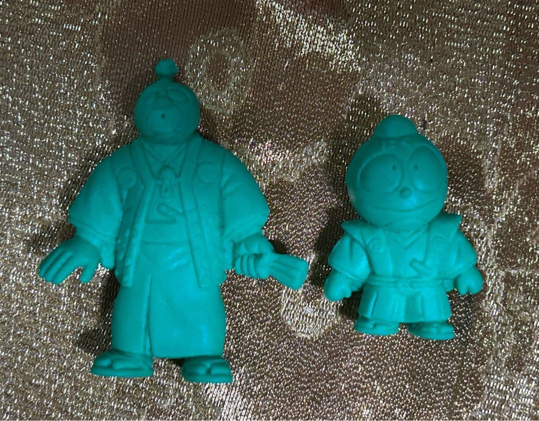 キン肉マン消しゴム(キン消し)ミート君、キン肉マン2体セット当時物レトロ品希少