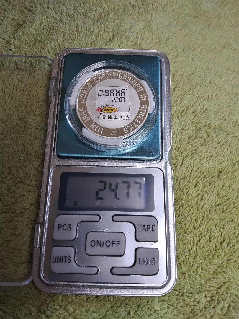 hab027 IAAF世界陸上大阪 2007 プルーフセット 造幣局 銀製メダル